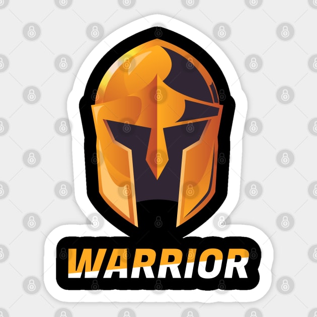 warrior Sticker by PG